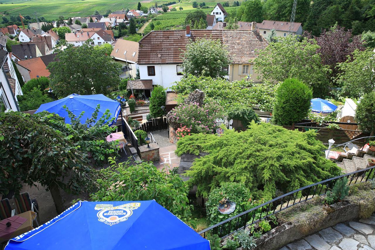 Pension Weinberg Mit Landhaus Nizza Gleisweiler Bagian luar foto